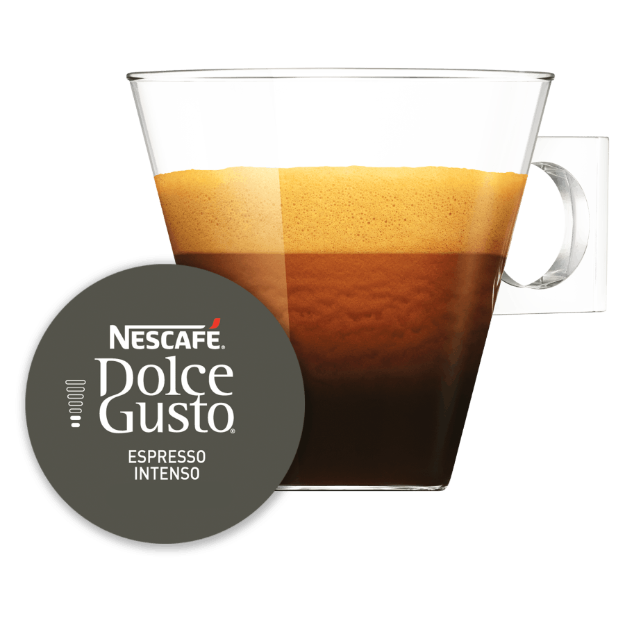 Cápsula con taza de Café Espresso Intenso de NESCAFÉ Dolce Gusto