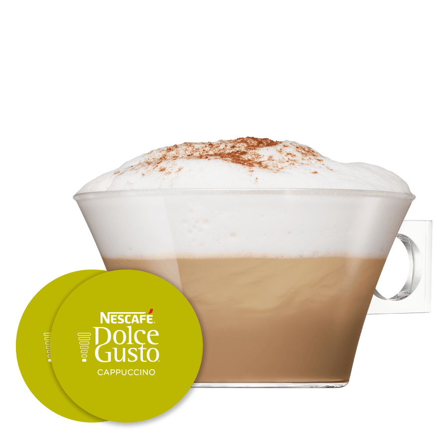 Cápsula con taza de Café Cappuccino de NESCAFÉ Dolce Gusto