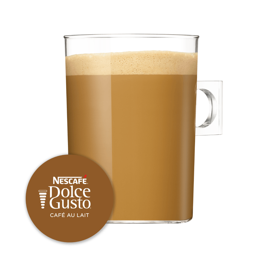 Cápsula con taza de Cafe Au Lait de NESCAFÉ Dolce Gusto